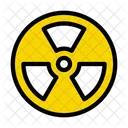 Nuclear Radiactiva Radiacion Icono