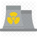 Energia Nuclear Planta Icono