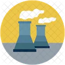 Nuclear Plant Chimneys Icon