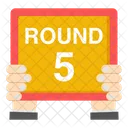 Number Round Numeric Icon