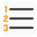 Number List Number Format Format List Numbered Icon