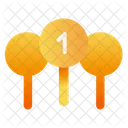 Number Sign Bidding Bidder Icon