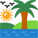 Oasis Desert Spring Refuge Symbol