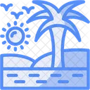 Oasis Desert Spring Refuge Symbol