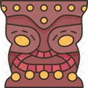 Tiki Taza Bebida Icono