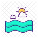 Ocean Sea Water Icon