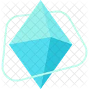 Octahedron Form 3 D Icon