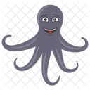 Octopus Sea Animal Mollusc Icon