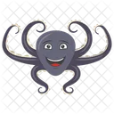 Octopus Sea Animal Mollusc Icon