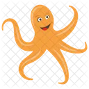 Octopus Sea Animal Mollusc Icon