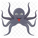 Octopus Sea Animal Mollusc Icon