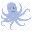 Octopus Sea Animal Mollusc Icon