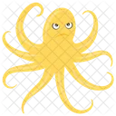 Octopus Sea Animal Mollusc Icon