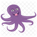 Octopus Sea Animal Mollusc Icon