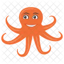 Octopus Sea Animal Mollusc Icon