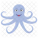 Octopus Sea Animal Mollusc Icon