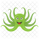 Octopus Sea Animal Mollusc Icon