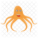 Octopus Sea Animal Mollusc Icon