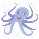 Octopus Sea Animal Mollusc Icon