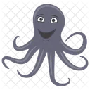 Octopus Sea Animal Mollusc Icon