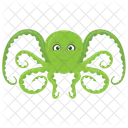 Octopus Sea Animal Mollusc Icon