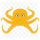 Octopus Sea Animal Mollusc Icon