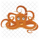 Octopus Sea Animal Mollusc Icon