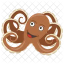 Octopus Sea Animal Mollusc Icon