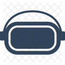 Pantalla Montada En La Cabeza Dispositivo Montado En La Cabeza Realidad Virtual Icono