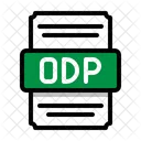 ODP Datei Dokument Symbol