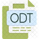 Odt File Odt Filefile Formatfilefilesfileforamtsformats アイコン