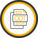 Odt File Odt Filefile Formatfilefilesfileforamtsformats アイコン