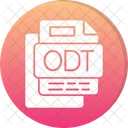 Odt File Odt Filefile Formatfilefilesfileforamtsformats アイコン