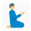 Worship Muslim Festival Muslim People Icon