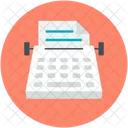 Office Material Stenographer Icon