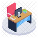 Workplace Workspace Workstation Icon