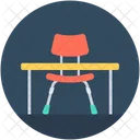 Office Desk Study Icon