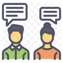 Office Chatting Communication Icon