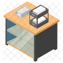 Office Table Office Files Official Drawer Icon