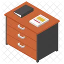 Office Table Office Files Official Drawer Icon