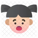 Girl Emoji Child Icono