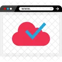 Ok Cloud Approve Icon