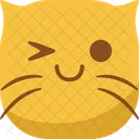 Emoticon De Gato Ícone