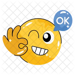 OK Emoji Icon