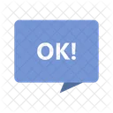 OK 吹き出し、OK 朝の思考吹き出し、OK テキスト吹き出し アイコン