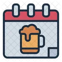 Calendar Beer Oktoberfest Icon