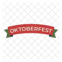 Oktoberfest Ribbon Bavarian Icon