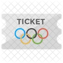 Olympics Ticket Match Icon