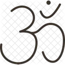 옴 힌두교 영적 아이콘
