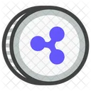 Ondulacion Xrp Moneda Icono